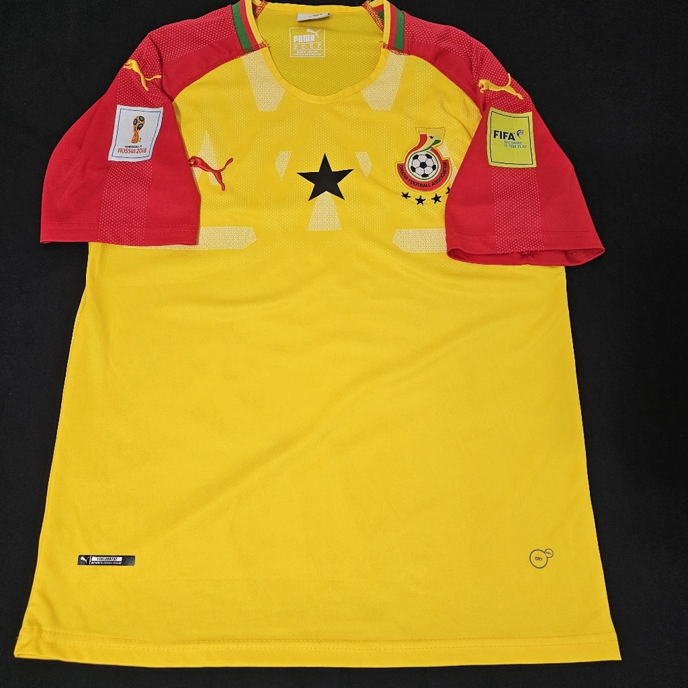 Puma Ghana National Team FIFA World Cup 2018 Jersey Medium Fit - Picture 2 of 10